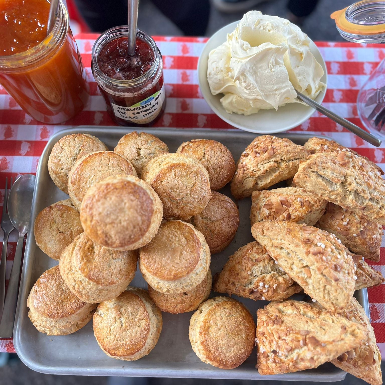 SATURDAY - Scone with Homemade Jam and Cream from 10.30am - IFFLEY ROAD